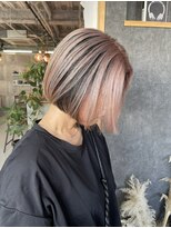 髪屋 紬&nbsp;【Sera】アンブレラカラー/ピンクベージュ