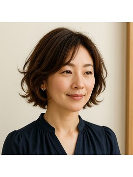 スープレックス ヘアーデザイン(SOUPREX HAIR DESIGN) ミセスエレガント　ニュアンスボブ　20代 30代 40代 50代 60代