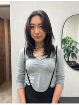アンドリルム 梅田(&Lillme)&nbsp;ハッシュカット/毛流れレイヤー／梅田20代30代40代