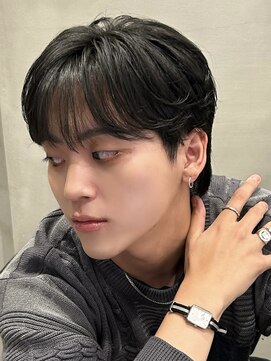 ロンドオム 池袋(Lond Homme) men's/メンズ/メンズカット/韓国/黒染/顔周り/マッシュ/池袋