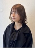 オリーブベージュ（ブリーチなしダブルカラー）