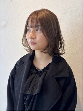 アオトソラ オリーブベージュ(ブリーチなしダブルカラー)