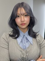 リエル 京都四条烏丸(Liyelle)&nbsp;大人可愛い20代30代40代インナーカラー小顔ウルフレイヤーボブ