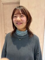 オン キャナルシティ博多前店(on) 【晴音】ミディアムウルフ/ウルフカット/30代