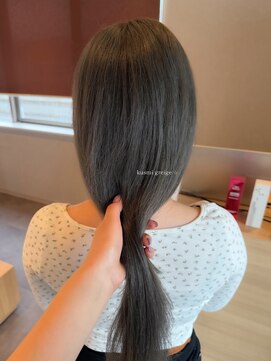 結び(musubi) 透け感グレージュ◎