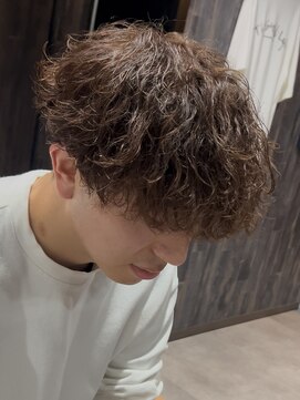 スウェル 柏店(Swell) 波巻きシャドウパーマ×ブラウンカラー
