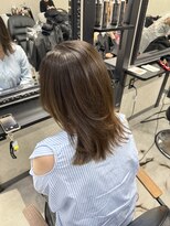 アンジェリカラボ 梅田店(ANGELICA LABO)&nbsp;大人可愛いくびれレイヤー×透明感ベージュで叶える垢抜けヘア