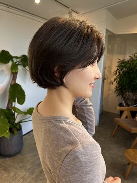 サン 白金台(SUN) 毛流れレイヤーのフレンチショートボブ白金目黒