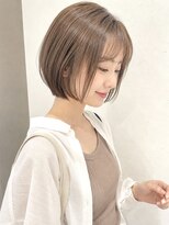リサ グランシェ(RISA granche) ショート ボブ ベージュカラー