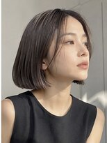 ラベストオイケ(LOVEST OIKE) 【LOVESTOIKE】大人可愛いコンパクトミニボブ×ダークグレージュ