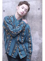 カシュカシュ(cache cache) cache cache★メンズオールバックパーマスタイル