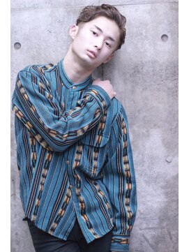 カシュカシュ(cache cache) cache cache★メンズオールバックパーマスタイル