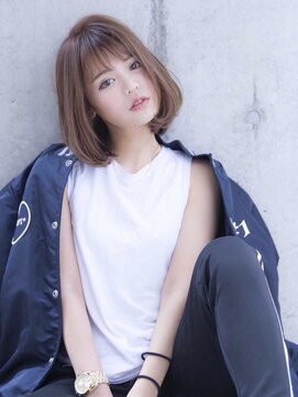 エース (ACE) ACE LA ふんわりボブ×ラベンダーブラウン