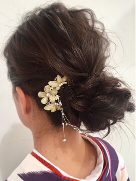 ネオリーブアオバ 高田馬場店(Neolive aoba) 【高田馬場/aoba】2019年卒業式 袴着付け＆ヘアセット