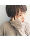 /アンニュイ/抜け感/柔らかさ◎/透明感/ニュアンスショート/