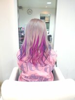 メルマードバーベル(Mermard Bavel)&nbsp;ホワイトミルクティー×原色グラデーション