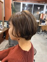 ルーファス 恵比寿 渋谷(Ruufus)&nbsp;40代ナチュラルウェーブショートボブ【Ruufus恵比寿渋谷】31513