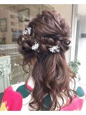 卒業式　hair arrange