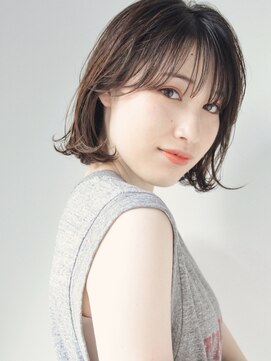 コクーン(Cocoon) 重軽ボブ☆#斜めバング#デザインカラー#シルキーベージュ