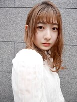 シュシュ(shushu)&nbsp;かわいい前髪×ラベンダーカラー　【有海一生】 髪質改善 カット