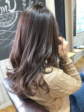 ビー オン ディー ヘア 池袋(BonD hair) ラベンダーアッシュで抜け感を！ルーズカール【池袋/髪質改善】