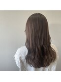 暗髪ベージュカラー