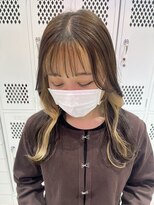 ロンドルーチェ 心斎橋(Lond luce)&nbsp;ダークアッシュ/ミディアムレイヤーカット［髪質改善/縮毛矯正］