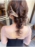 ドレスヘア_ヘアアレンジお客様スタイル