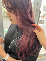 シュシュバイジャガラ 千葉駅北口店(chou chou byJAGARA) ピンクボルドー【chouchou千葉・千葉駅】