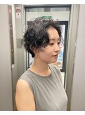 ショートパーマ/ショートヘア/ハンサムショート