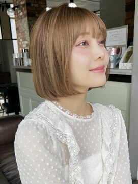 ザ シー 橋本(The C) 20代30代40代ナチュラル大人可愛いボブスタイル