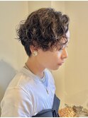 ハイライトカラー×くるりんパーマ