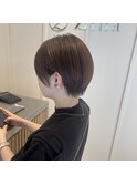 丸みショート×ナチュラルブラウン［Zina流山おおたかの森］