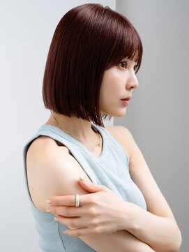 エインアンリー 表参道(AIN.ANLY.) ◯ぱっつん前髪薄めバング長めバング切りっぱなしボブミニボブ