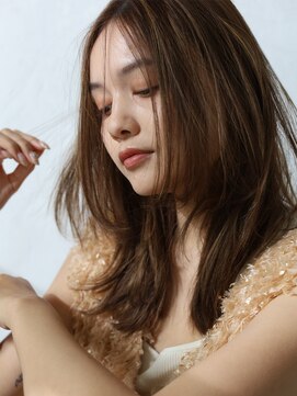 アース 川崎店(HAIR&MAKE EARTH) 抜け感レイヤーロング 【川崎/髪質改善/縮毛矯正】