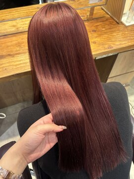 ネオリーブニコ 大井町店(Neolive Nico) ブリーチ1回から作るレッドカラー