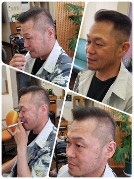 クリア 美容室 ちょい悪で男らしいスタイル！