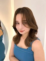 オーシャンヘアリゾート(Ocean hair resort) ＊ヘーゼルベージュ外ハネウェーブミディアム＊
