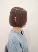 大人ボブ/ハイライト/顎ラインボブ