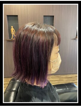 リレーションヘアーデザイン(Relation hair design) インナーカラー