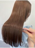 ロンググレージュカラー