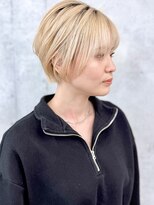モリオ(morio)&nbsp;大人可愛いショートヘア顔周りレイヤーショートボブ似合わせ