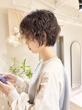 クーナバイトマト 横浜(Cuna by TOMTO) 【YUYA】ショートパーマ_ショートボブ_大人ショート_大人パーマ