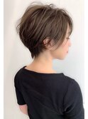 似合わせショート/フェザーショート/細めハイライト