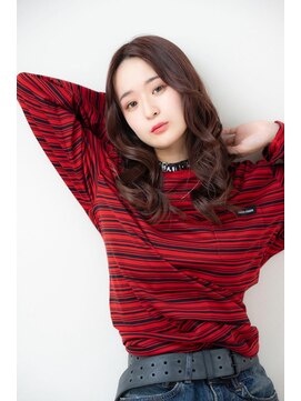 ソース 枚方(SOURCE) 艶髪♪韓国風レイヤー×小顔巻き髪ヘア