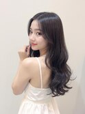 【ロングヘア　前髪なし　韓国ヘア　#20】#渋谷駅#韓国#髪質改善