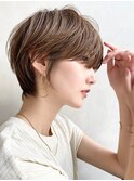 大人可愛い20代30代40代50代小顔ショートボブナチュラルショート