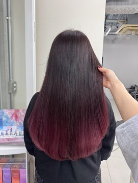 アライブ ハラジュク(ALIVE harajuku) 【ALIVE yu-ki 大人気ピンクブラウンのグラデーションカラー】