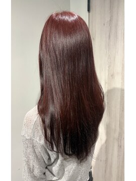 インク(inc) ボルドーカラー／ブリーチなしダブルカラー／レイヤー