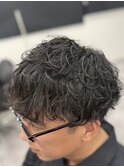 MEN’S HAIR/波巻ツイストスパイラル/フェザーパーマ/木更津
